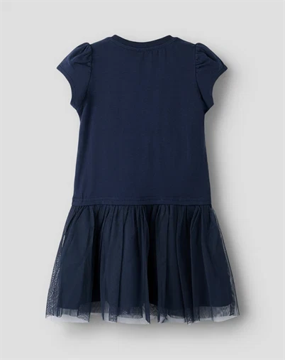 Name It - NMFEmma Frozen Tulle Kjole - Navy Blazer 